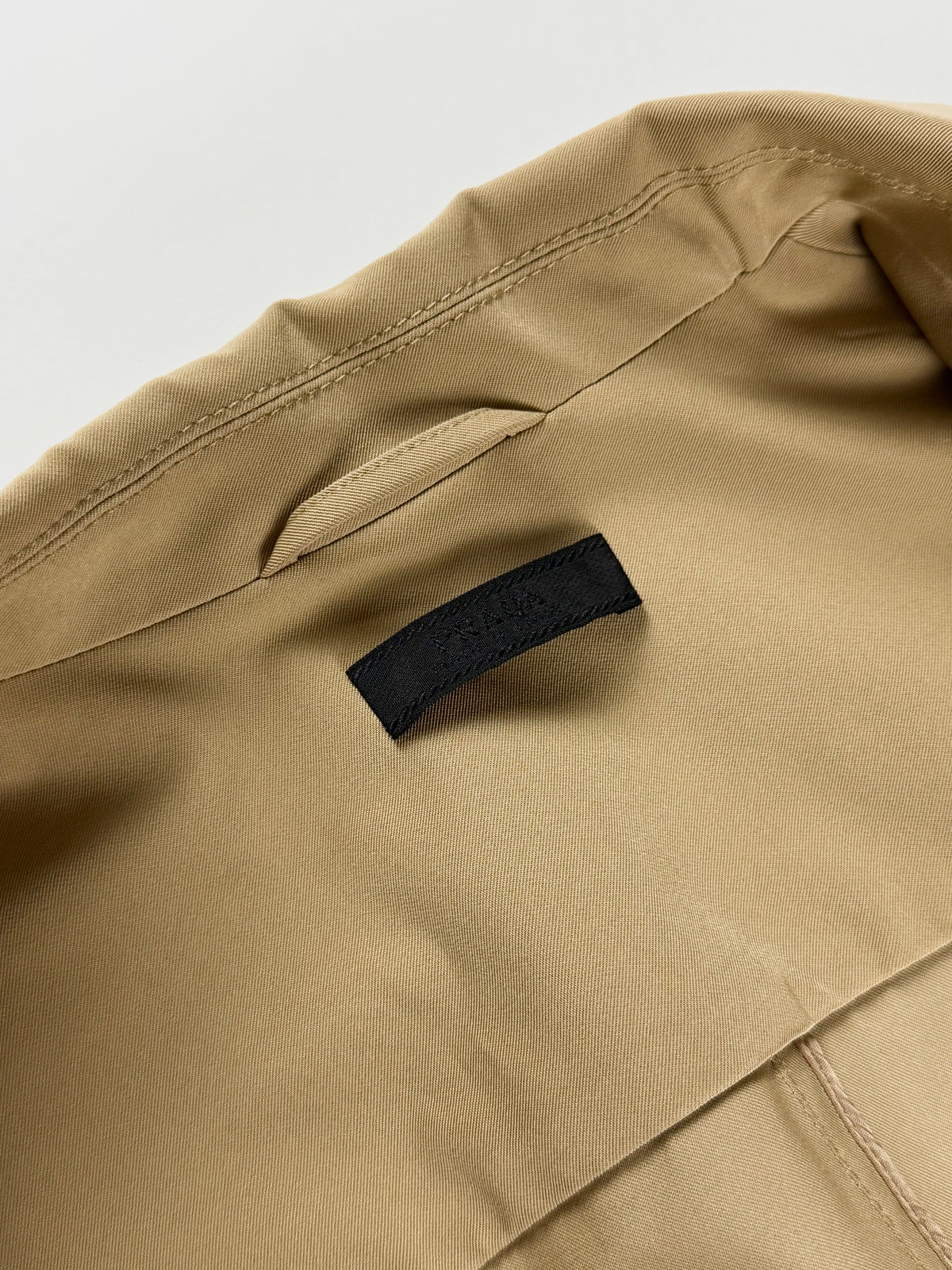 Prada Camel Minimalist Tailored Blazer 1990s - S