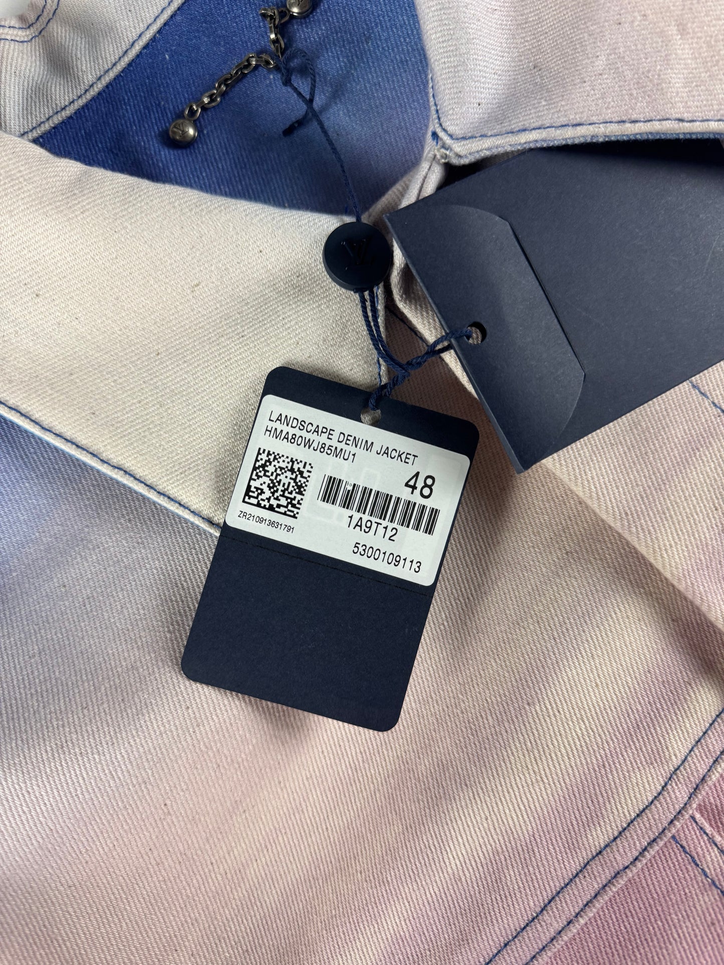 Louis Vuitton Virgil Abloh Landscape Denim Trucker Jacket SS 2022 - M