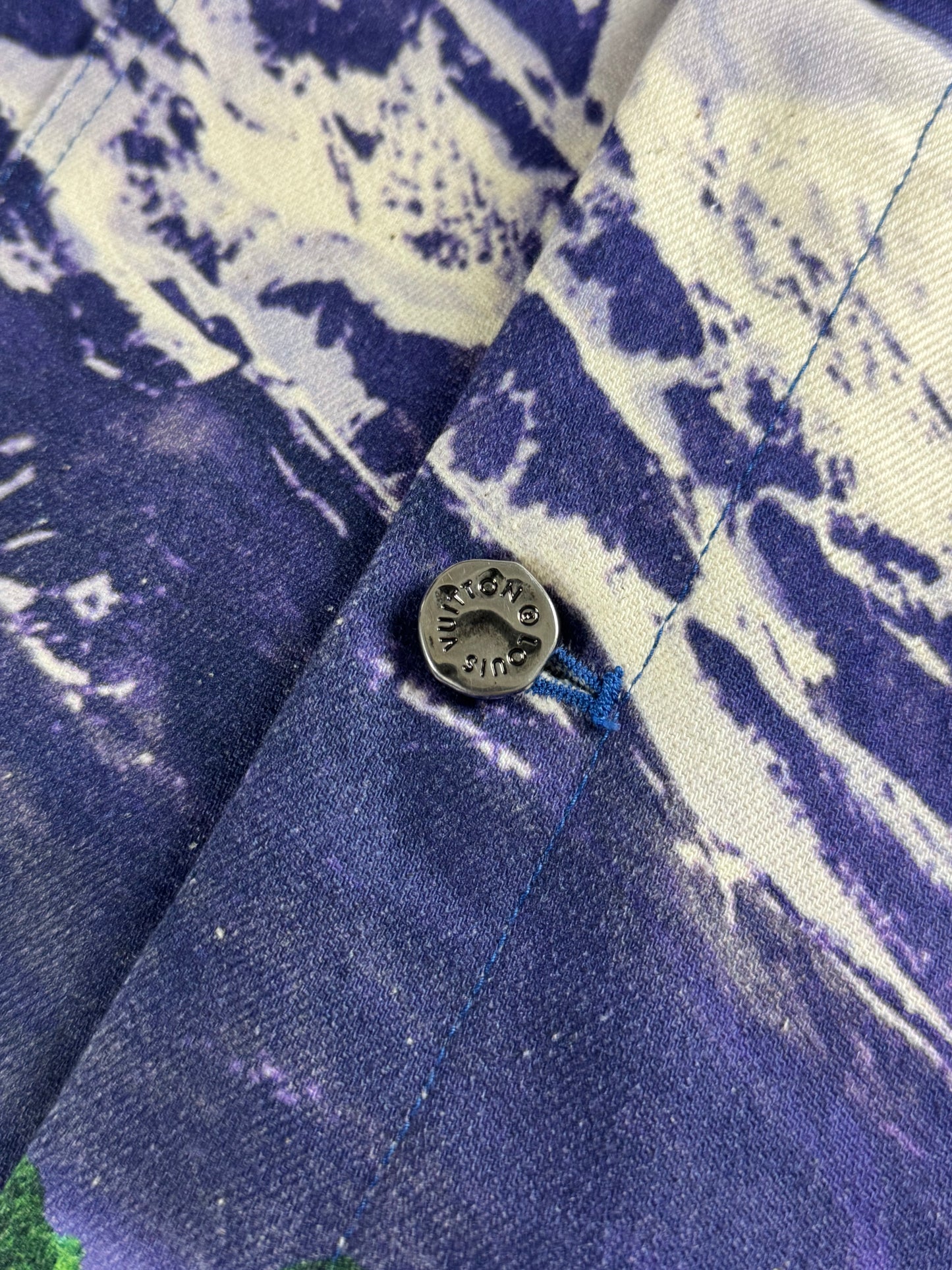 Louis Vuitton Virgil Abloh Landscape Denim Trucker Jacket SS 2022 - M