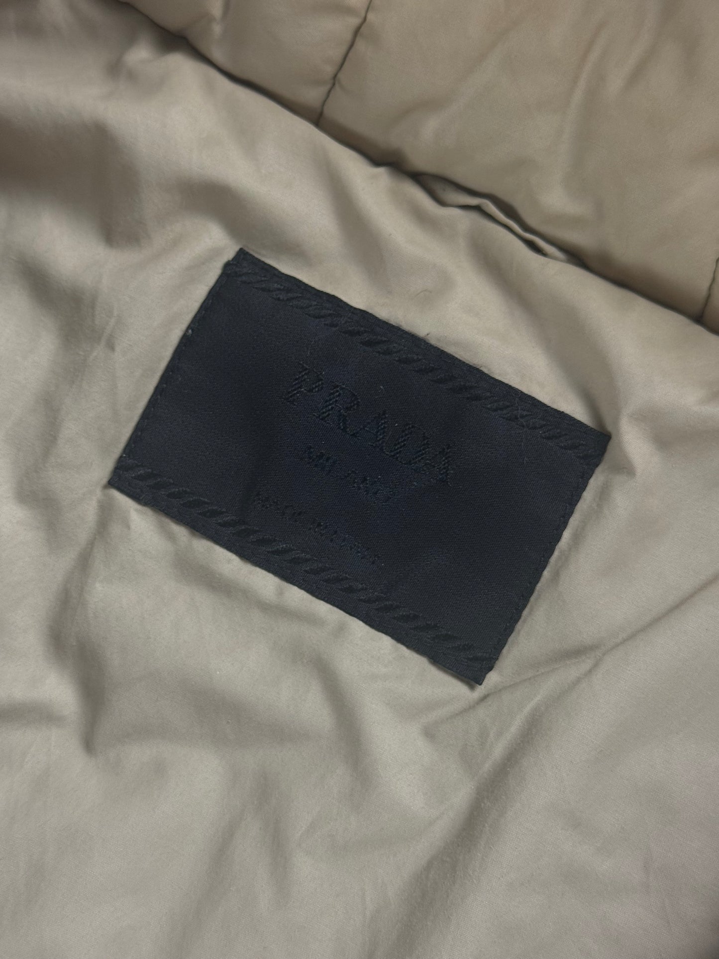 Prada Eskimo Fur Hooded Long Puffer Coat FW 2000 - M