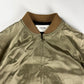 Celine Sample Light Brown Satin Bomber Jacket 2020s - S