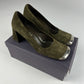 Prada Suede Metallic Toe Pumps FW 1999 - 37 IT/38 EU