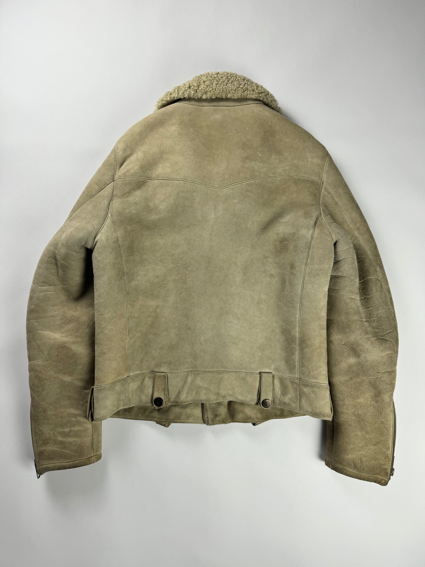 Gucci Tom Ford Aviator Thick Shearling Jacket FW 2002 - M