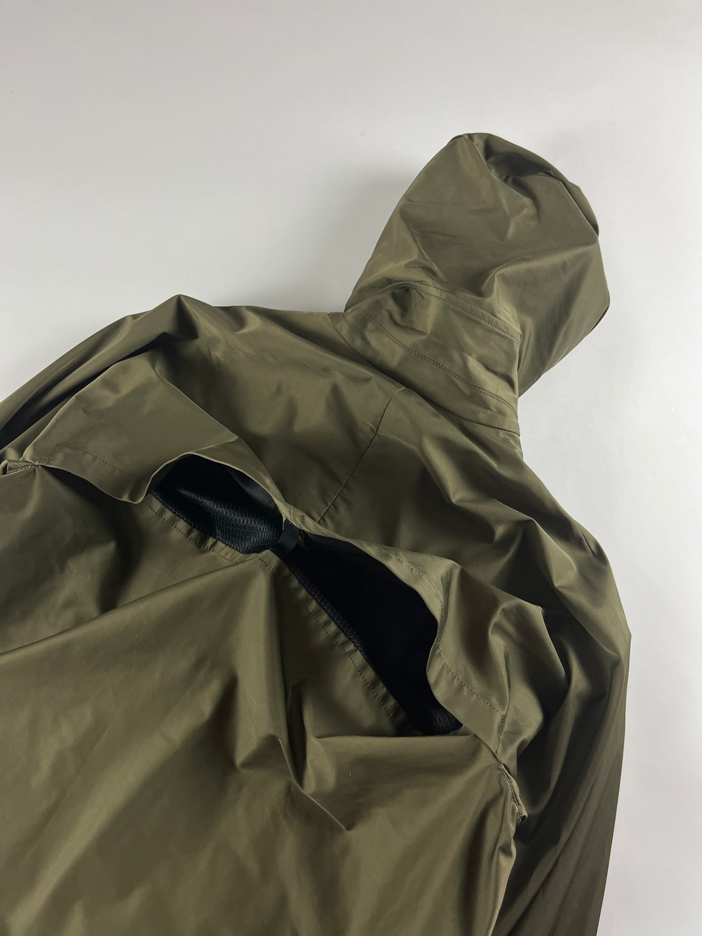 Balenciaga Khaki Double Zip Windbreaker Sample SS 2015 - XL