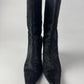 Celine Black Pony Hair Heel Ankle Boots 2000s - 38,5 EU