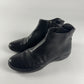 Prada Linea Rossa Black Leather Shadow Sole Mid Boots FW 1999 - 41,5 EU