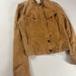 Celine Camel Faded Leather Button Up Rider Jacket 2000s - M