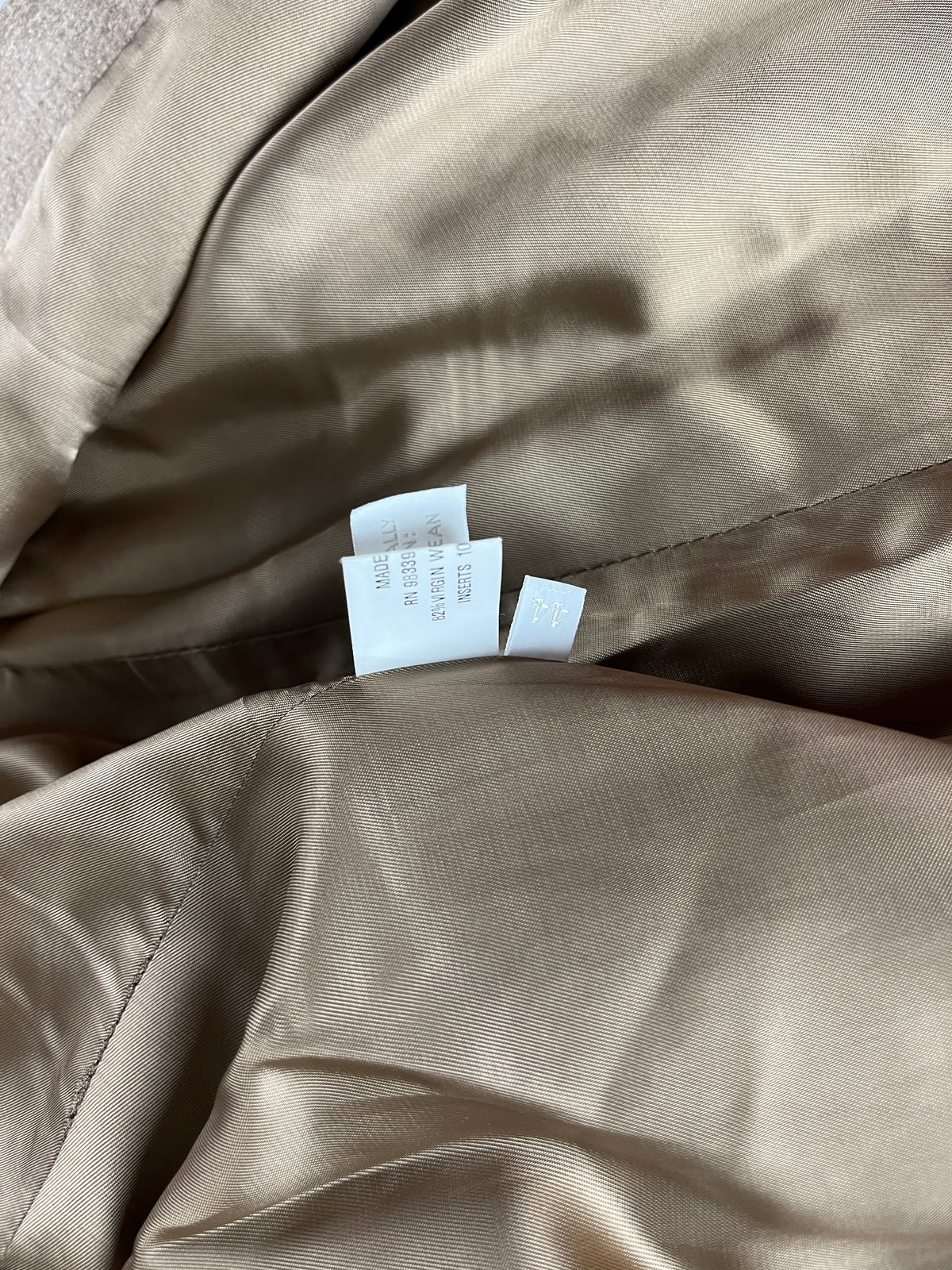 Prada Camel Leather Details Belted Collar Blazer FW 1999 - S