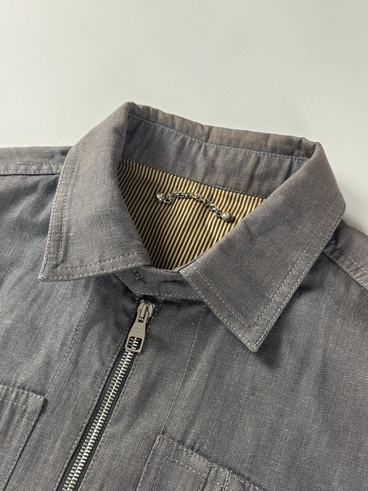 Louis Vuitton Full Zip Denim Trucker Jacket 2000s - L