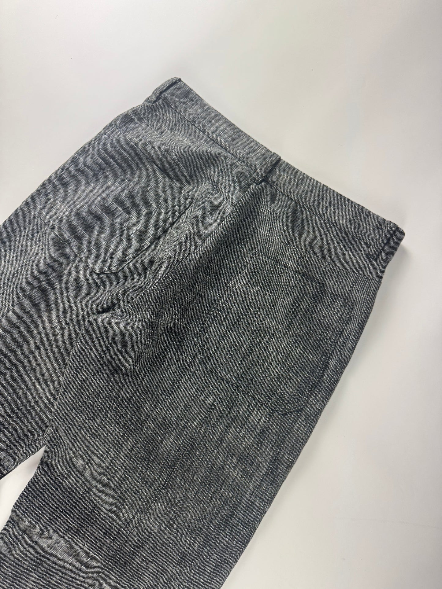 Y/Project Sample Grey Blended Fabric Pants SS 2015 - S