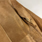 Prada Camel Tawny Double Breasted Pony Hair Leather Coat FW 1996 - M