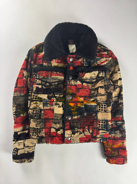 Jean Paul Gaultier Flag Print Punk Anarchy Jacket FW 1997 - M