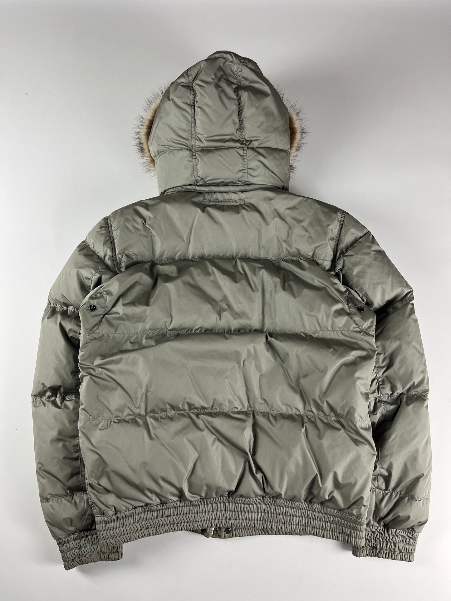 Prada Fur Nylon Puffer Jacket FW 2007 - L