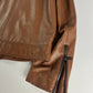 Dior Homme T-Pocket Brown Leather Jacket FW 2005 - L