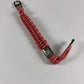 Louis Vuitton Kim Jones Braided Leather Key Holder Strap Pink Rose Silver Hardware 2010s - OS