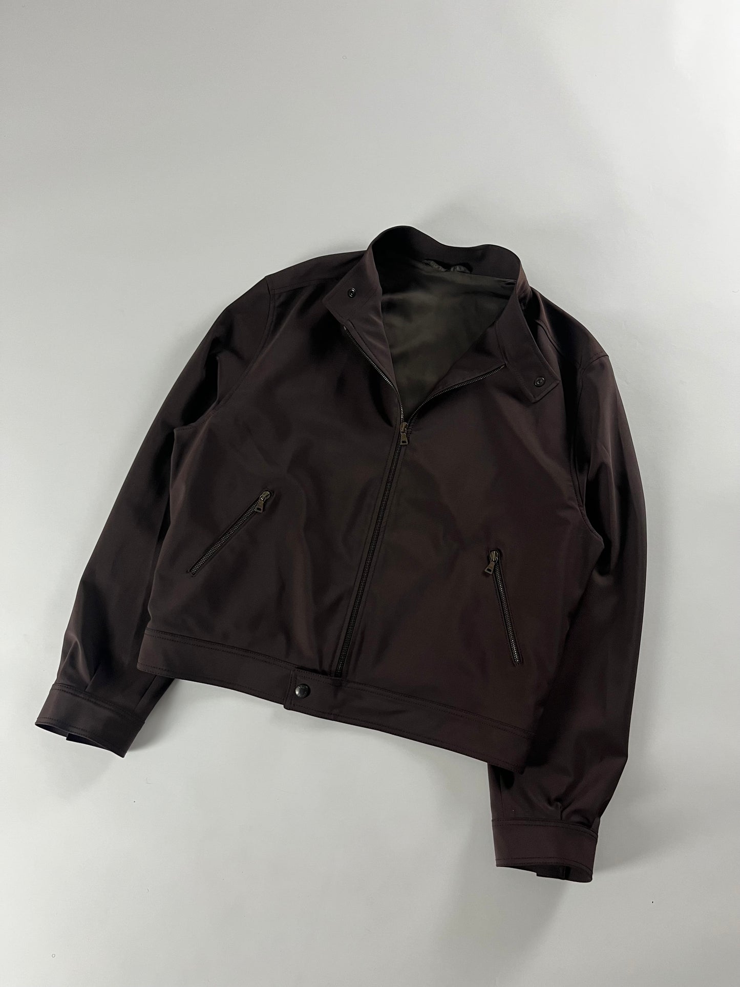 Prada Brown Nylon Jacket FW 1999 - M