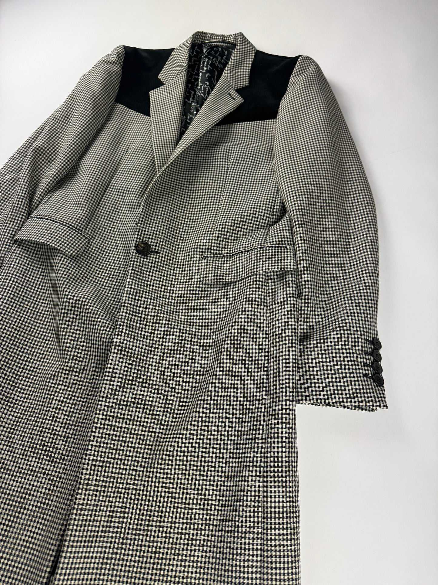 Givenchy Sample Two Tones Structured Wool Coat - S