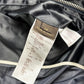 Louis Vuitton Dark Blue Goose Down Belted Parka Fur Hood Coat FW 2012 - XL