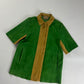 Prada Two Tones Suede Leather Short Sleeve Bowling Shirt Jacket SS 2013 - M