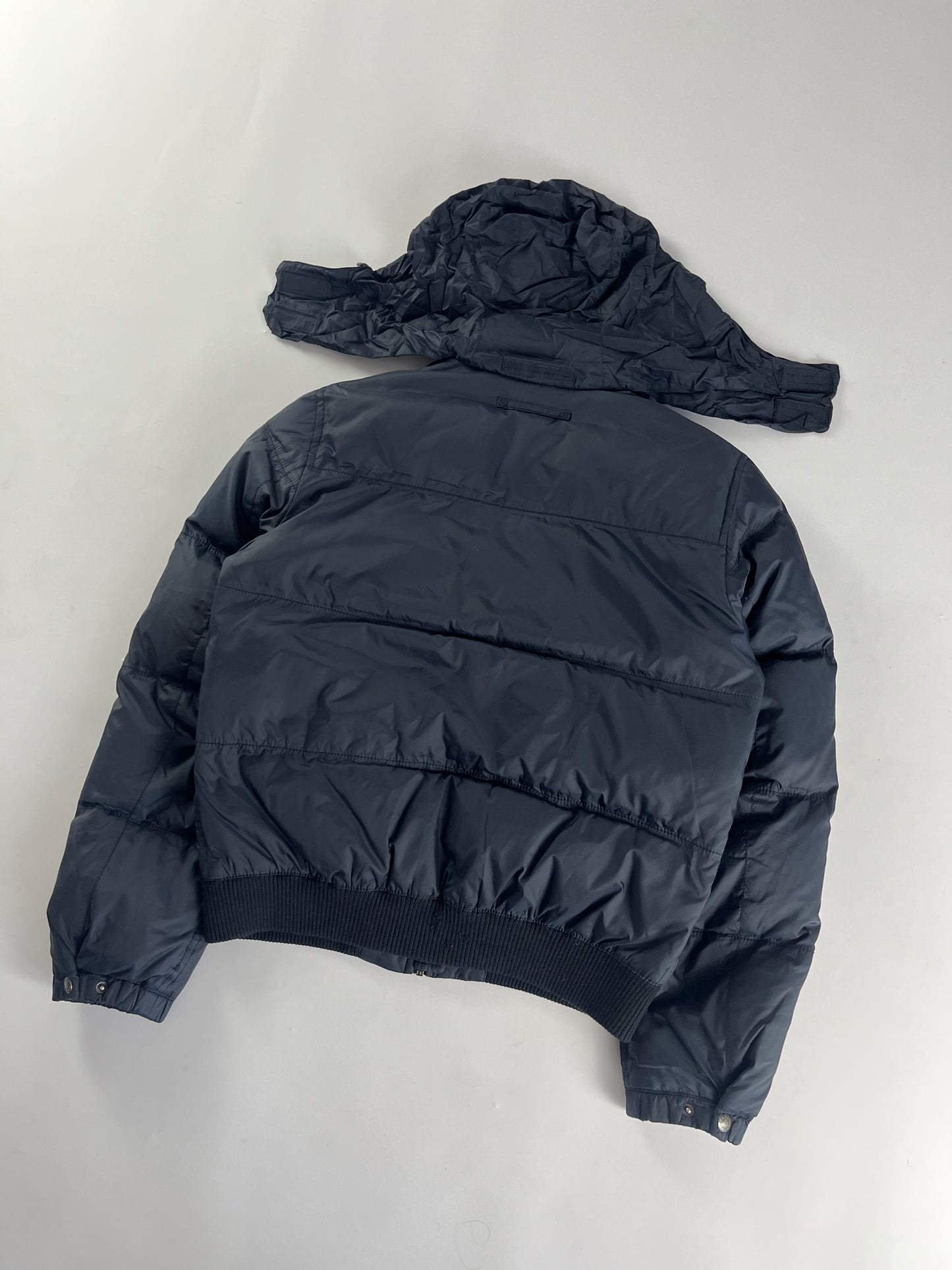 Prada Navy Nylon Puffer Down Jacket FW 2007 - M
