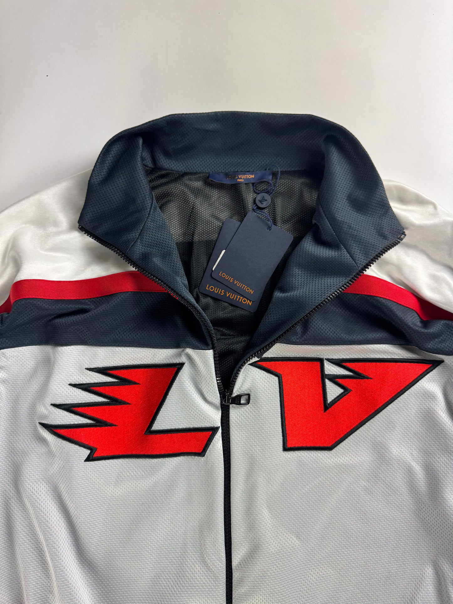 Louis Vuitton Embellished LV Hockey Track Zipper Jacket FW 2022 - L