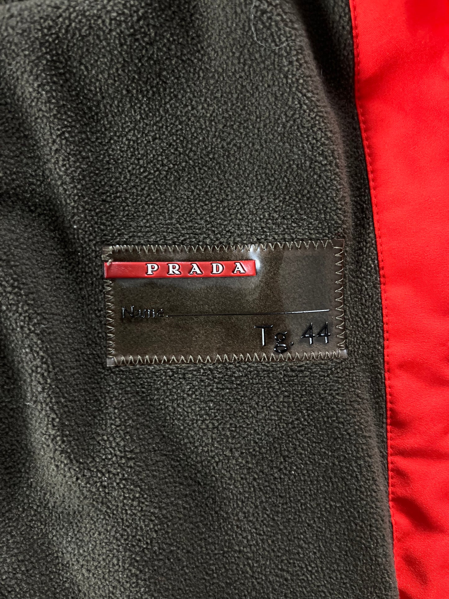 Prada Convertible Hoodie Red Vest SS 2000 - S