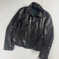 Gucci Premium Leather Lambskin High Neck Zipper Jacket 2000s - M