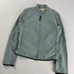 Prada City Blue Light Moto Jacket 2000s - XS