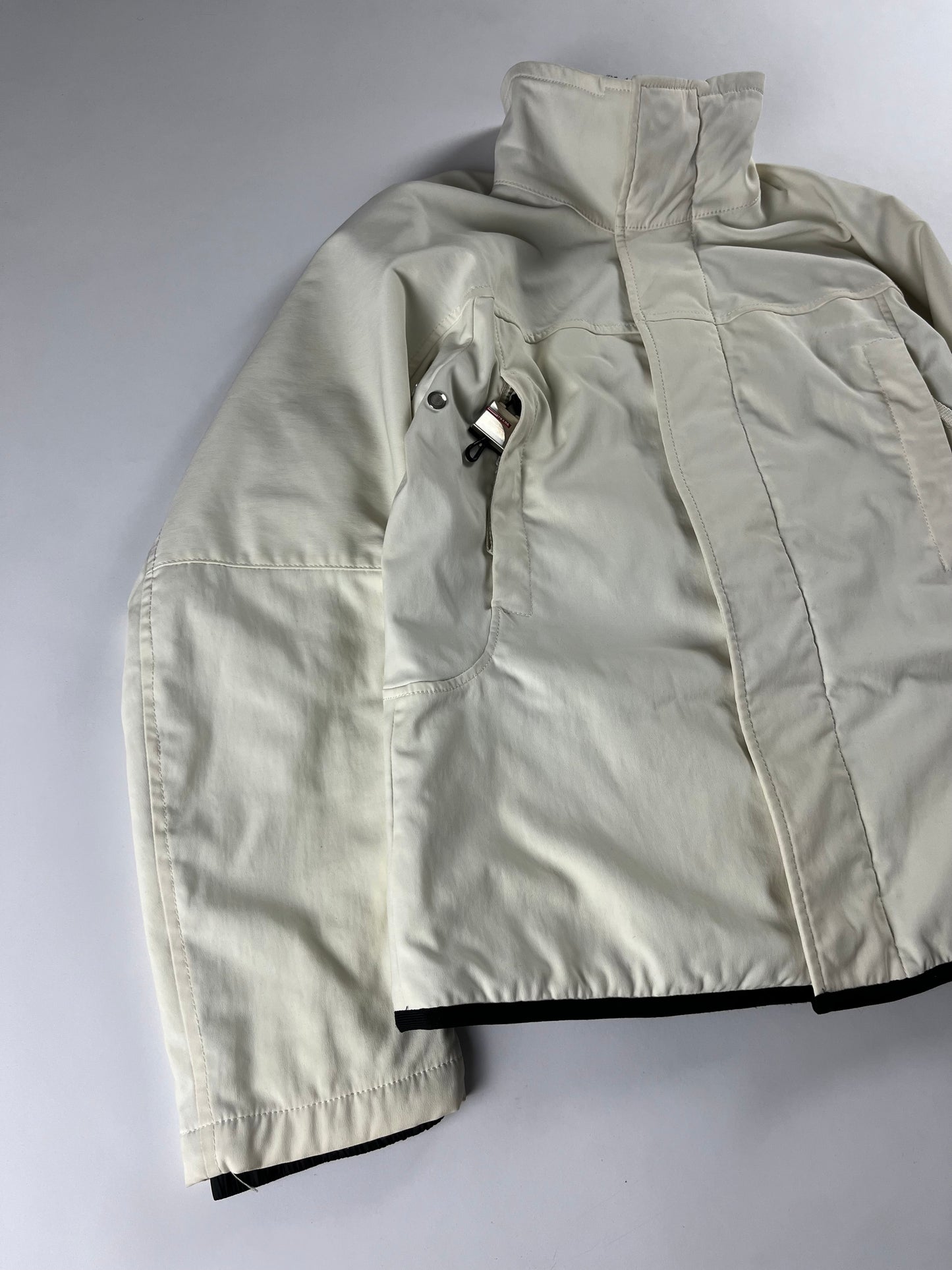 Prada Linea Rossa White Tech Jacket 2000s - M