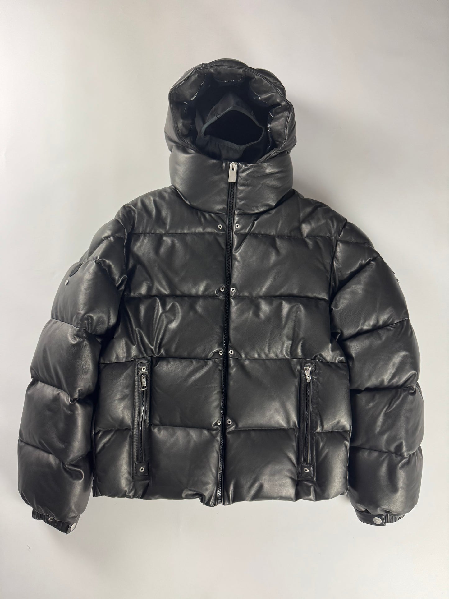 Moncler 6 1017 Alyx Studio 9SM Alman Puffer Lamb Leather Jacket FW 2022 - M