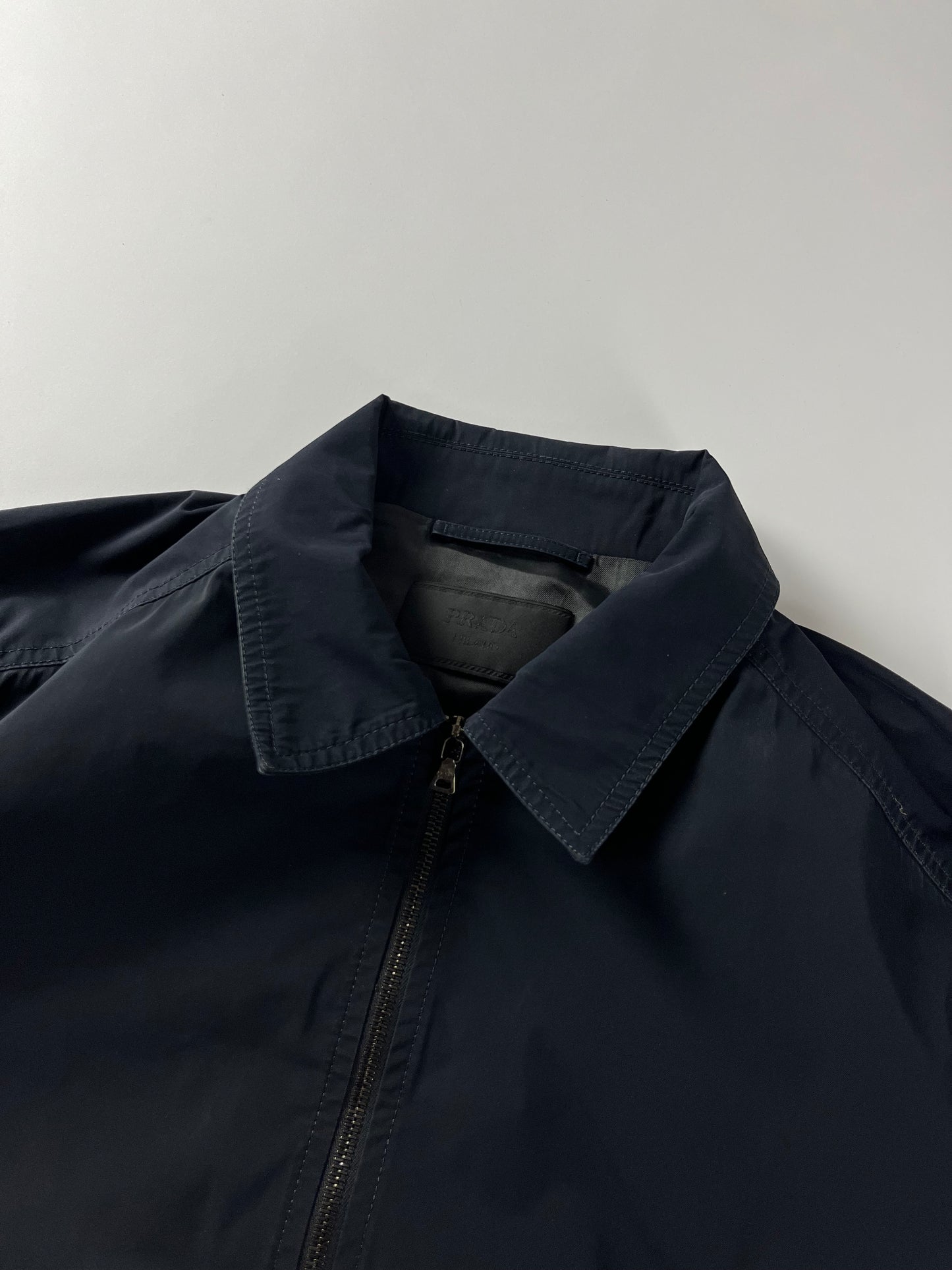 Prada Navy Marina Nylon Bomber jacket FW 2008 - M