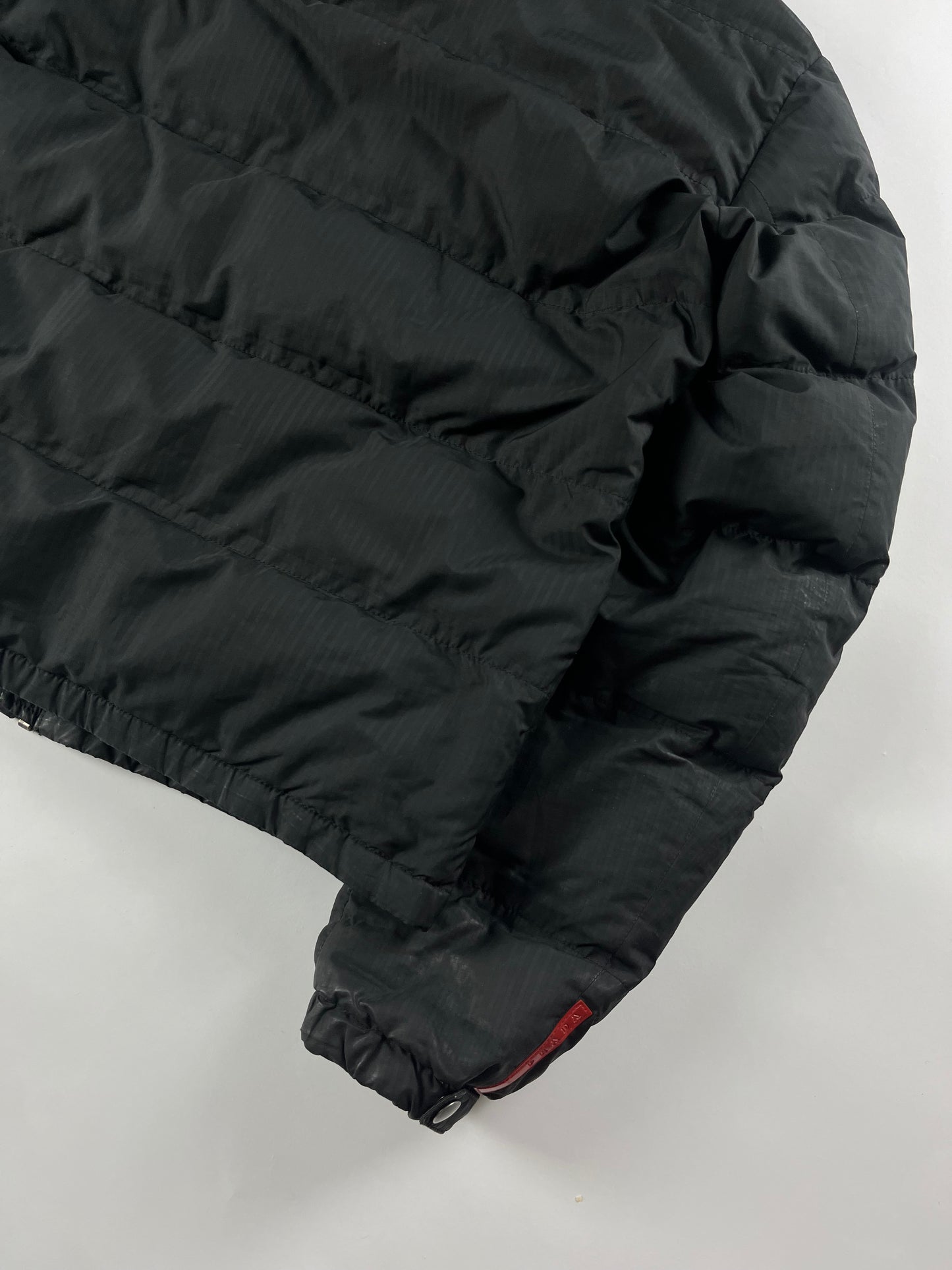 Prada Linea Rossa Dark Grey Puffer Jacket FW 2009 - L