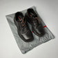 Prada Linea Rossa Brown Leather Trainers FW 1999 - 41 EU