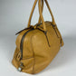 Prada Maxi Camel Leather Bowling Hand Bag FW 2000 - OS
