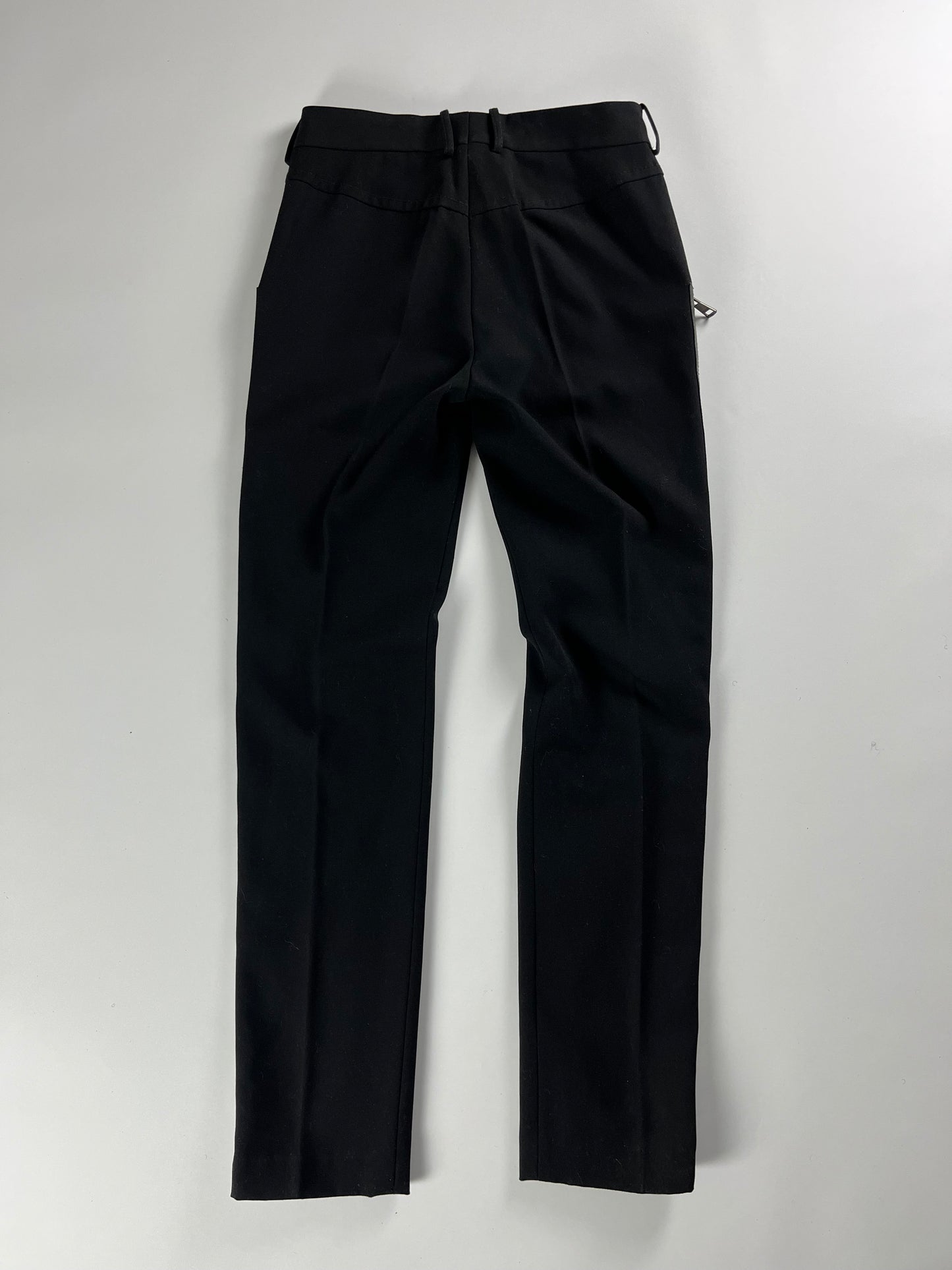 Gucci Leather Trimmed Zipper Pants FW 2001 - S