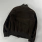 Prada Brown Premium Leather Bomber Jacket 2000s - L