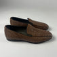 Prada Exotic Ostrich Brown Leather Loafers SS 2005 - 6 IT/41 EU