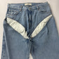 Y/Project Evergreen Cut Out Detail Blue Denim Jeans FW 2023 - 34 US