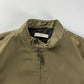 Prada Jungle Green Light Nylon Moto Fit Jacket 2000s - L