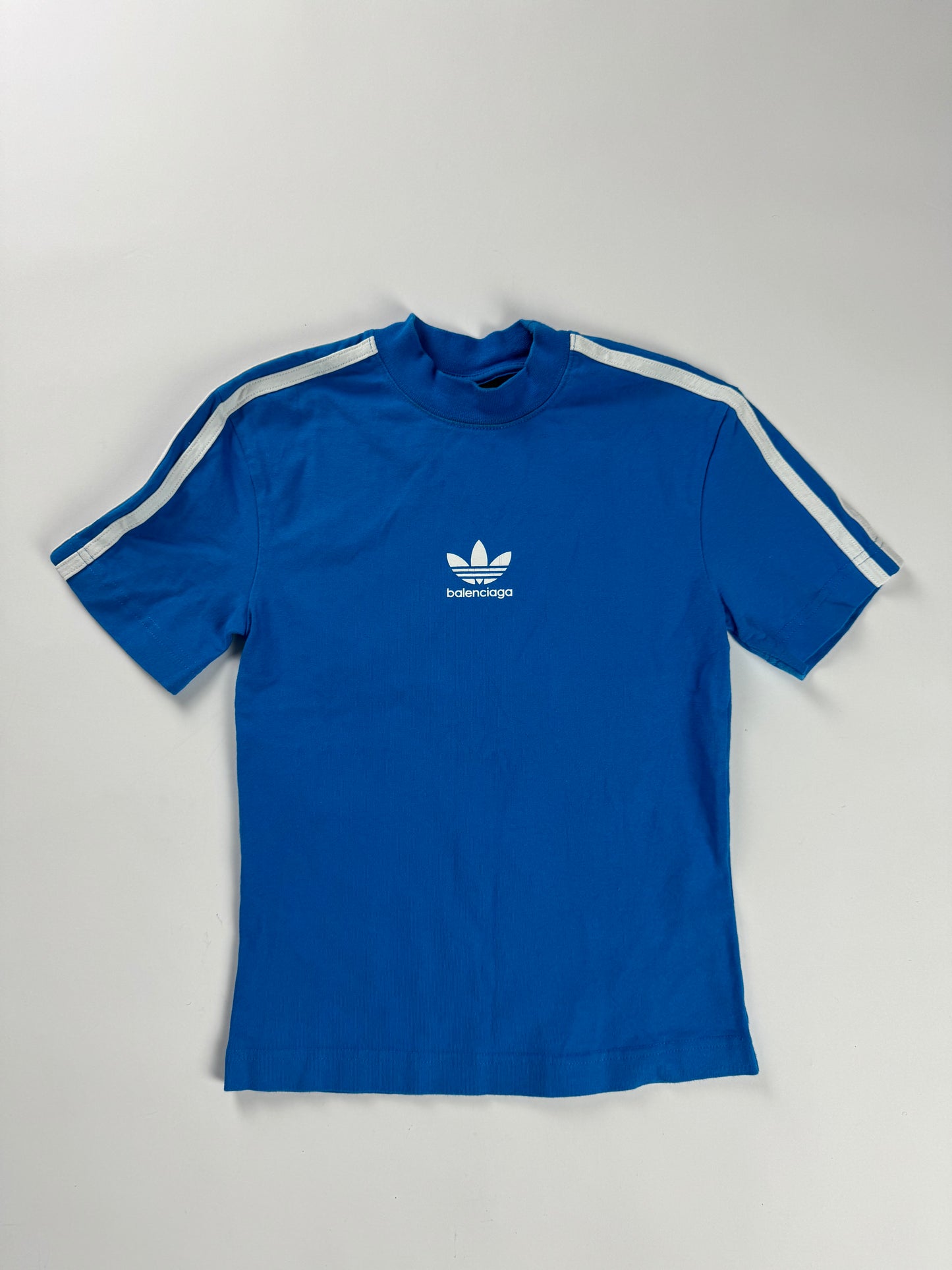 Balenciaga Sample Blue Crop Fit Tee SS 2022 - XS