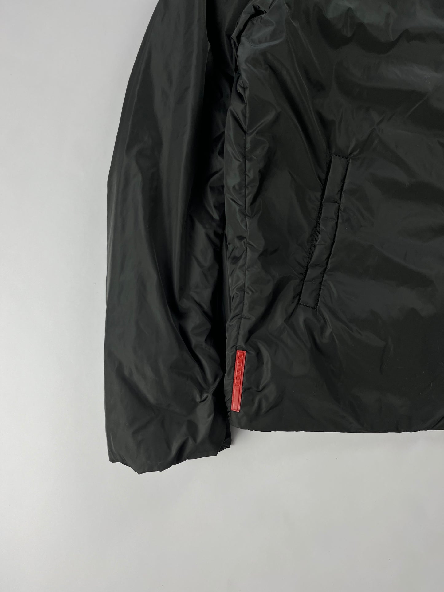 Prada Linea Rossa Amovible Nylon Puffer Jacket FW 2010 - XL