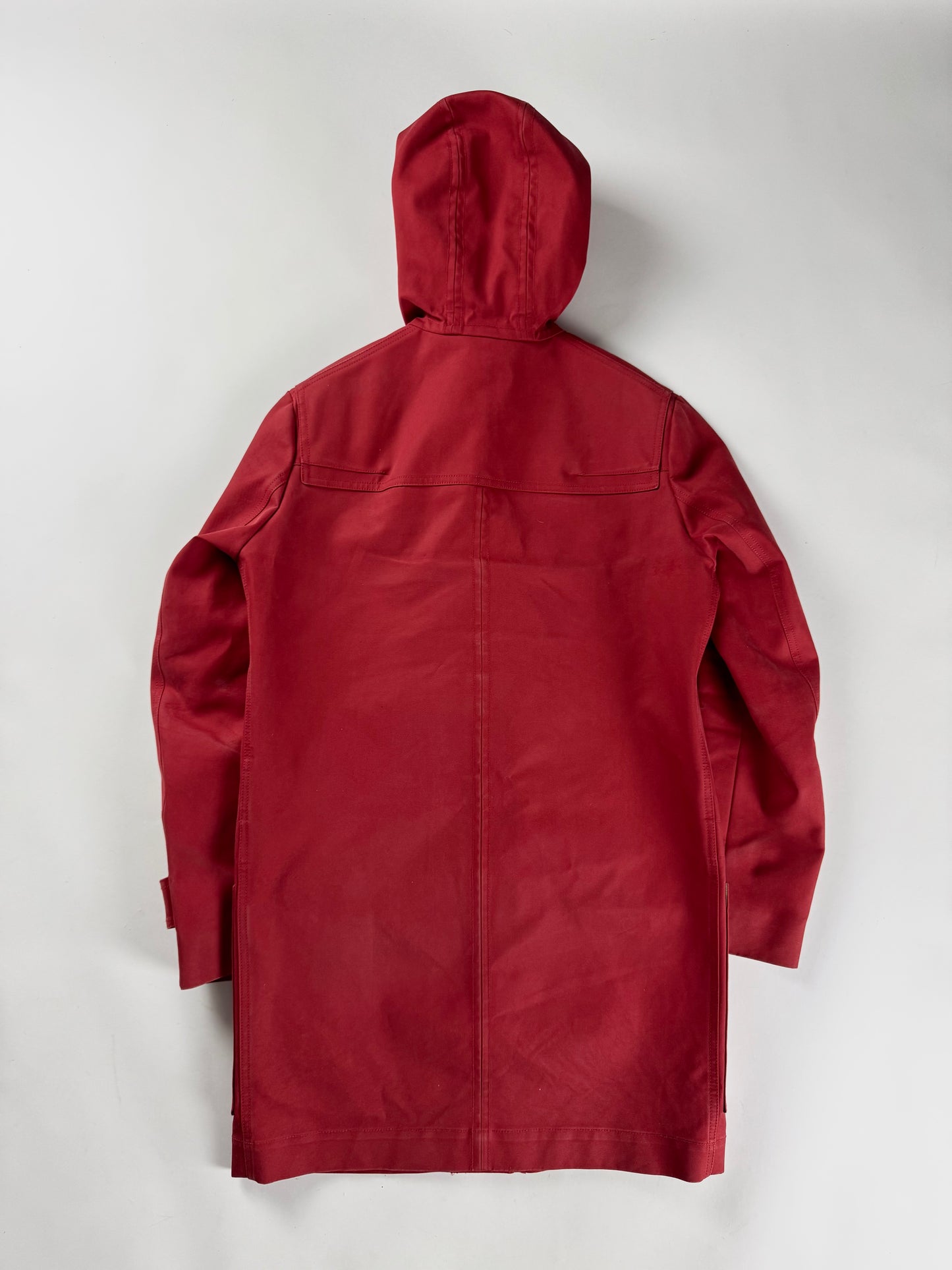 Dior Homme Kris Van Assche Red Military Duffle Coat Pre Fall 2014 - S