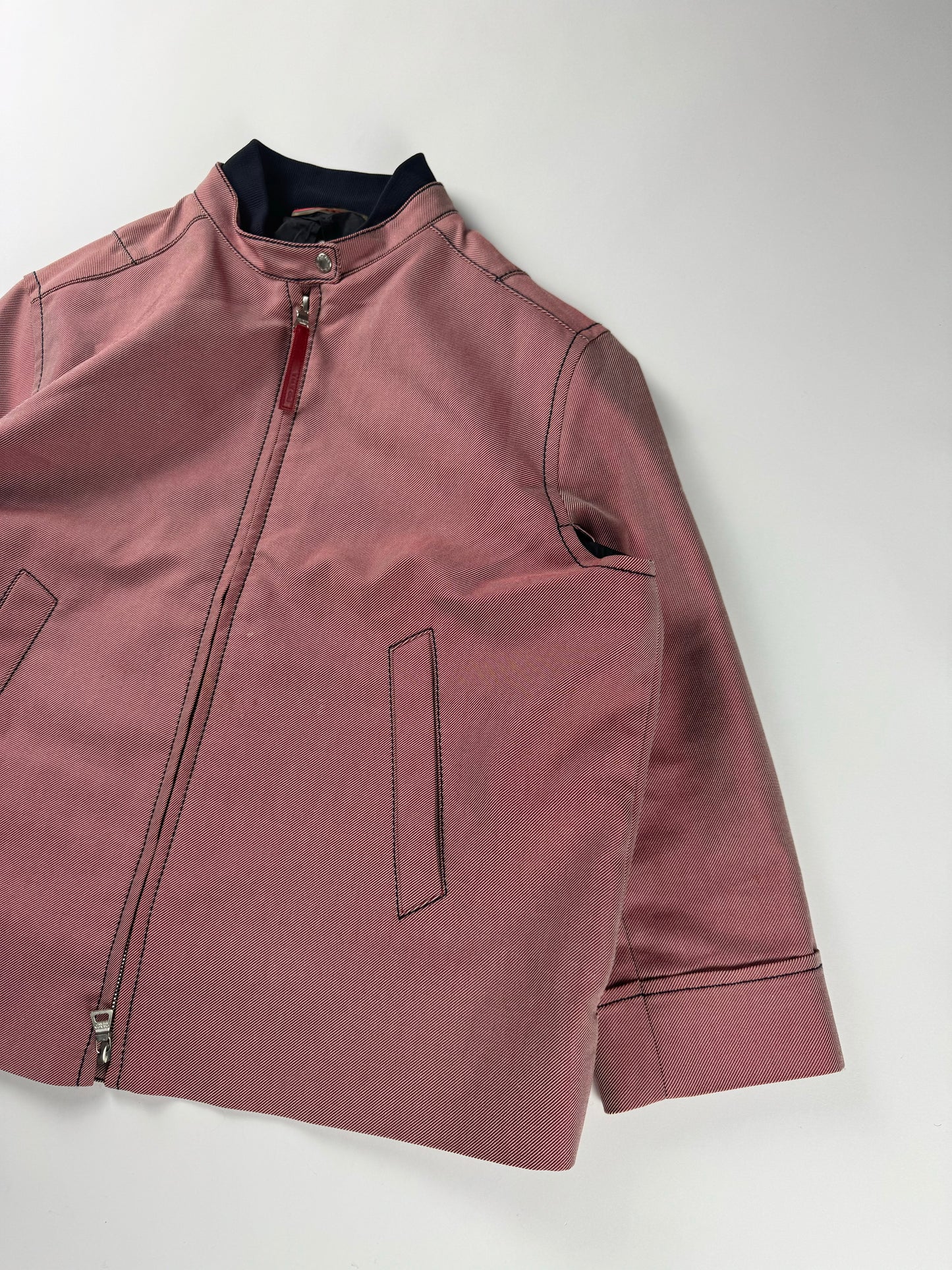 Prada Short Sleeves Moto Jacket 2000s - S