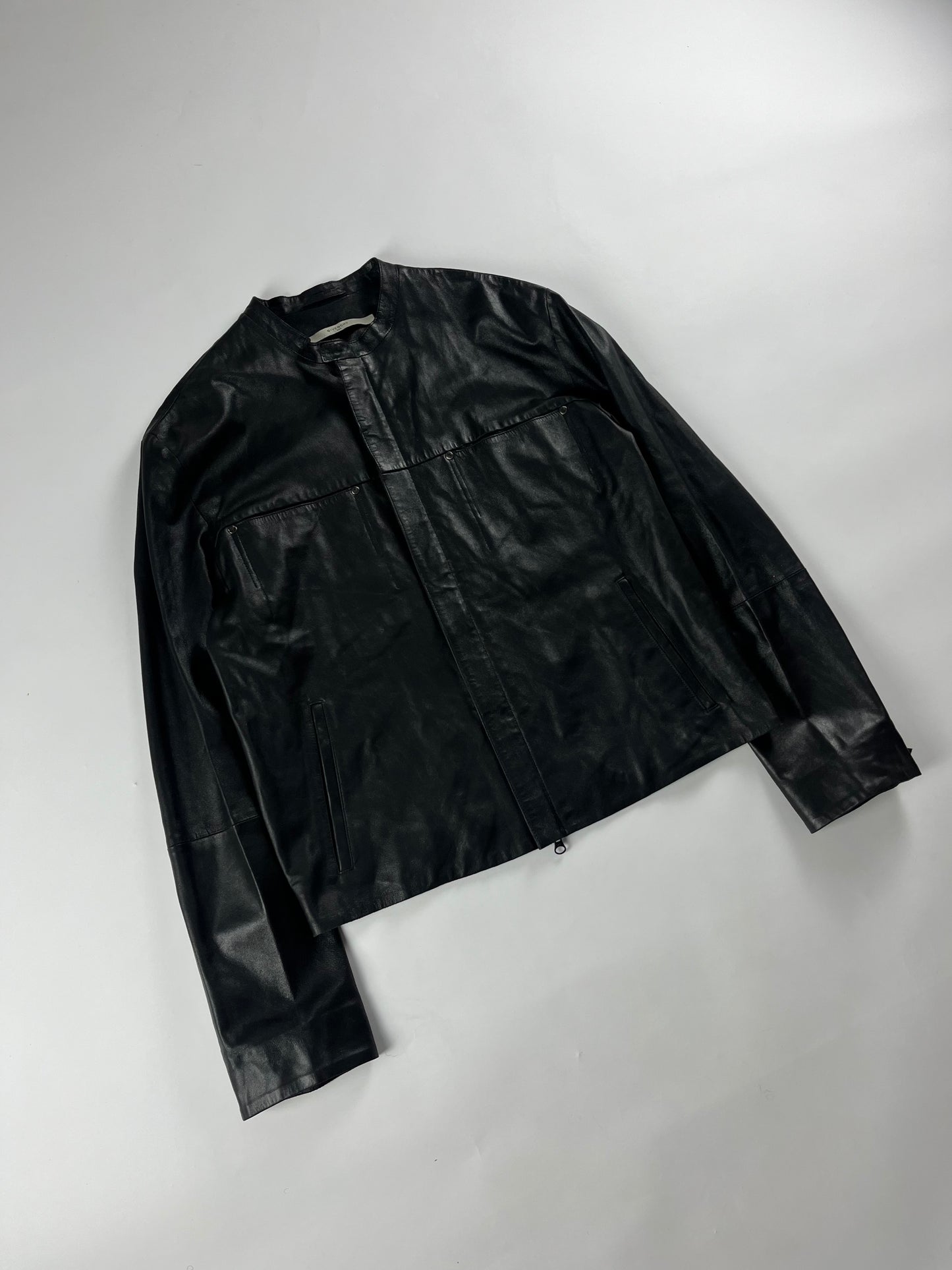 Givenchy Goat Leather Jacket 2000s - L