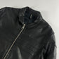 Dior Homme Black Leather Bomber Jacket SS 2008 - M