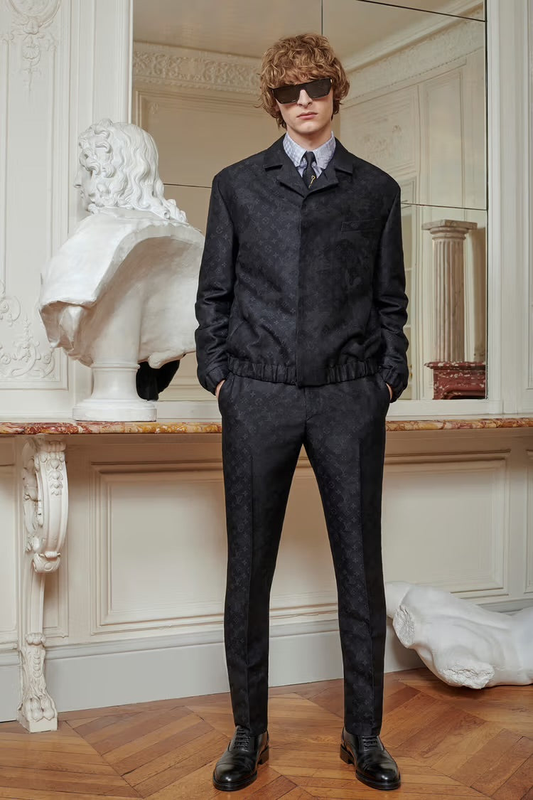 Louis Vuitton Dark Tailored Camo Monogram Jacket FW 2020 - M