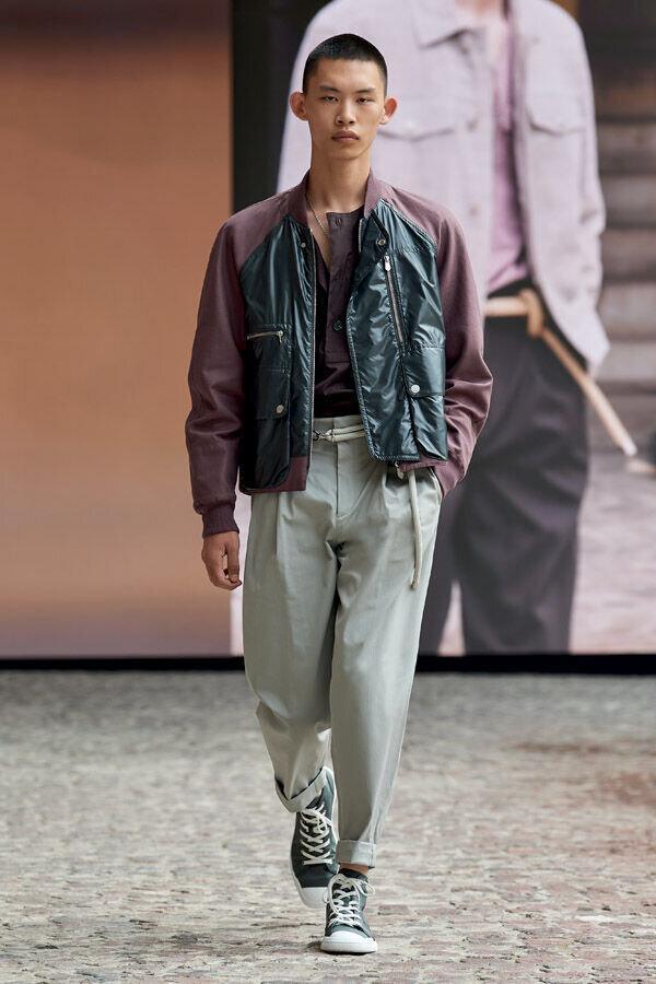 Hermès Sample Reversible Lacquered Nylon Prune Canvas Jacket SS 2022 - M