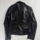 Gucci Premium Leather Lambskin High Neck Zipper Jacket 2000s - M