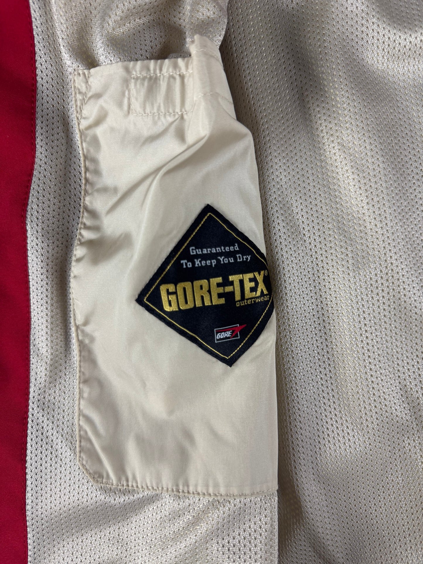 Prada Linea Rossa Gore Tex Red Nylon Vest SS 2000 - L