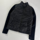 Prada Nylon Hybrid Wool Sleeve Zipper Jacket - S